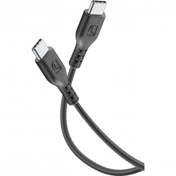 Cable USB-C a USB-C 5A de 1,2 m con carga super rápida 45W - Negro