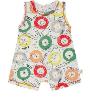 Pelele corto estampado Minisafari para niño