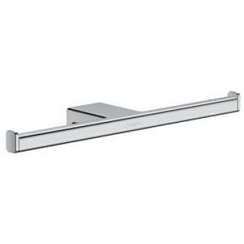 Hansgrohe AddStoris Double Toilet Paper Holder, Chrome