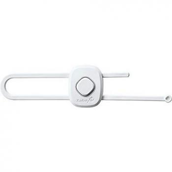 Safety 1st Secret - Candado para armario deslizable de color blanco