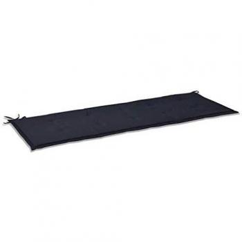 Anthracite Oxford Fabric Garden Bench Cushion 150x50x3 cm