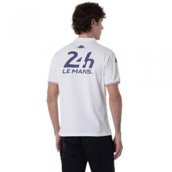 Kappa Andoi 24H Le Mans Men's Polo Shirt 2024, White, Size S