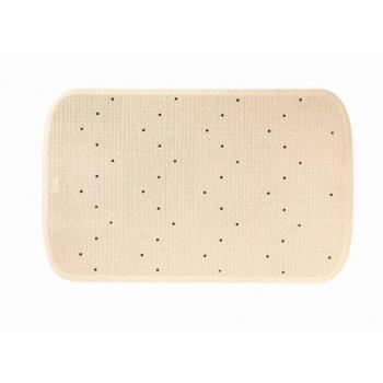 Alfombra de Ducha Grande Beige 50x80 cm de Caucho Antideslizante