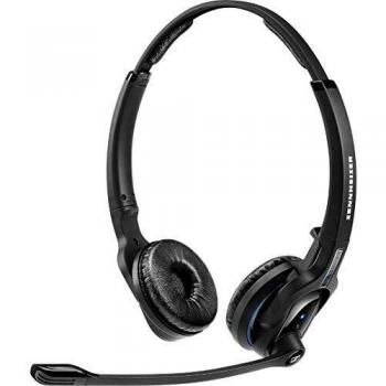 EPOS | Sennheiser Impact MB Pro 2 Auriculares Inalámbricos Estéreo Bluetooth con Micrófono, Diadema Ajustable para Oficina/Centro de Llamadas, USB Dongle para