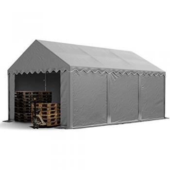 Carpa de Almacenamiento 3x6m PVC 700N Impermeable Gris