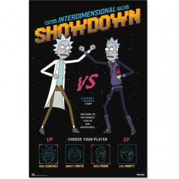 Póster Interdimensional Showdown Rick & Morty Erik