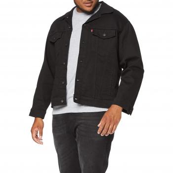 Levi's Big Trucker, Chaqueta vaquera Hombre, Negro