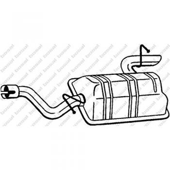 Bosal 175441 end silencer