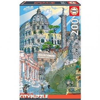 Educa Borras - Serie Citypuzzle, Puzzle 200 piezas, Roma