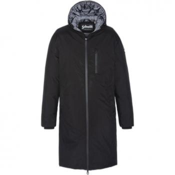 Schott Down Jacket with Zipper and Welded Seams