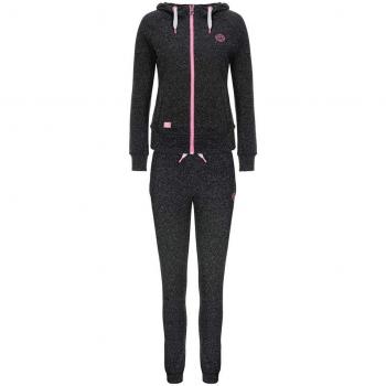BIDI BADU Pixie Basic Tracksuit, Mujer, Gris Oscuro, Extra-Small