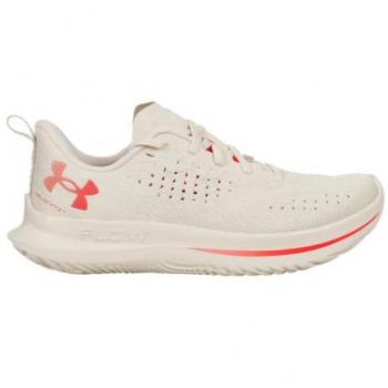 Under Armour Velociti 4 Women's Neutral Running Shoes - Beige/Red, Size 40