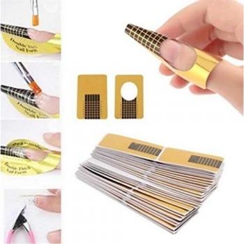 100 Piezas Placa de diseños - Sannysis Herramienta de bricolaje de uñas de manicura Tips Nail Art