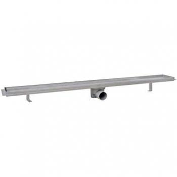 vidaXL 2x Desagües Lineal de Ducha Acero Inoxidable 1030x140mm Accesorios Baño