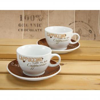 Creatable 19760 cappuccinotassen Set, porcelana, multicolor, 22 x 19 x 24 cm, 2 unidades