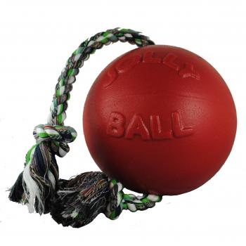 Jolly Pets Ball Romp-n-Roll Dog Toy, 10 cm, Red