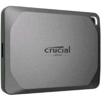 Crucial X9 Pro 1TB Portable External Solid State Drive - USB 3.2 Gen 2, Type-C, Silver/Grey