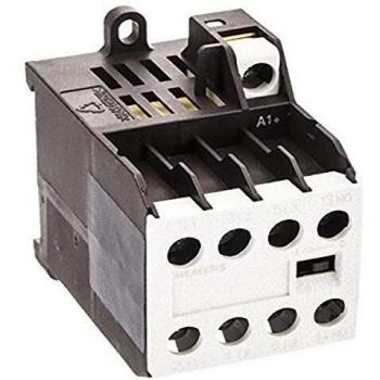 Contactor Siemens SIRIUS 3TG1010-0AL2, 4 polos, 4 NA, bobina 230 V AC, capacidad de 8.4 A y protección de motor