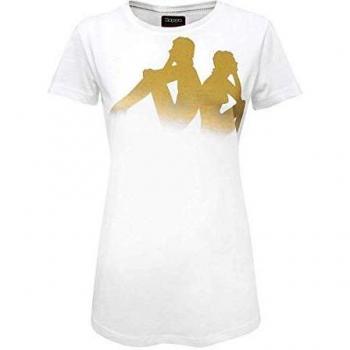 Kappa Agri Camiseta, Mujer, Blanco, XS