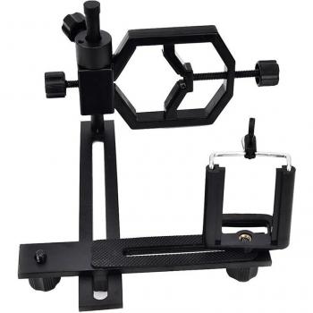 Soporte Telescópico Universal Multifuncional para Cámara Digital y Teléfono Móvil con Adaptador para Telescopios