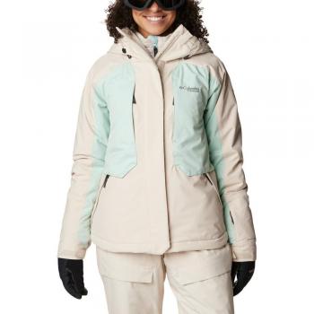 Chaqueta de nieve de mujer Columbia Highland Summit™ con capucha, color beige, talla L