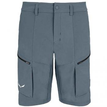 Salewa Pantalones Cortos Puez Durastretch Cargo Gris Azulado - S