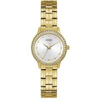 Guess Womens Analogue Quartz Watch with Stainless Steel Strap W1209L2