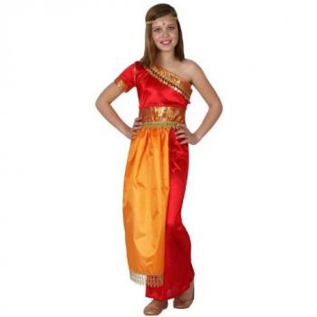 Disfraz Hindu Niña Infantil Multicolor Talla 10-12 (2 Unidades)