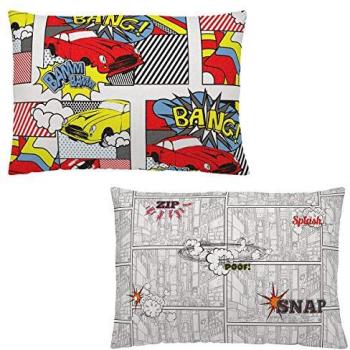 Funda de cojín Naturals Comics Reversible 50 x 30 cm