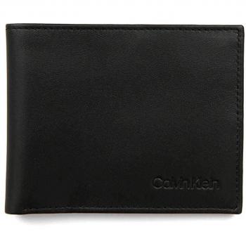 Calvin Klein billetera para hombre K50K503986 001 SMOOTH EMBOSS SLIMFO UNICA Nero
