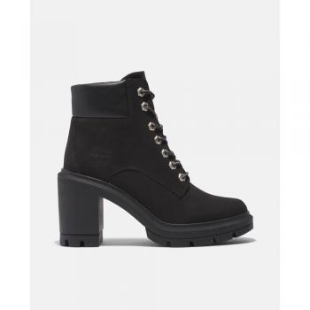 Timberland Women's Allington Heights 6-Inch Lace-Up Boots in Black, Size 36