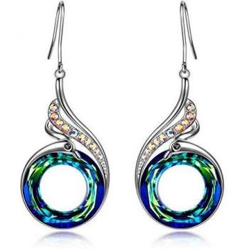Kate Lynn Regalos Dia de la Madre Originales Pendientes Mujer pendiente de cristal Pendientes Joyas para Mujer aniversario cumpleaños Originales regalos para esposa mamá novia caja de regalo