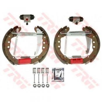 Kit de frenos TRW GSK1514, Freno a tambor con zapatas y accesorios para Volkswagen Golf 2, Jetta 2 y Audi 80 B4