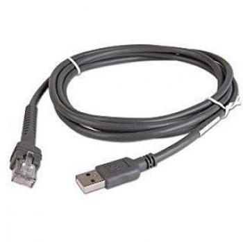 Zebra CBA-U01-S07ZAR Cable USB 2.1m USB A 2.0 Macho a Macho Gris