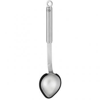 Rösle Silicone and Stainless Steel Serving Spoon, 32.5 cm, Dishwasher Safe