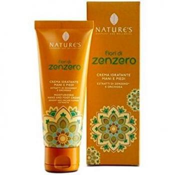 Crema hidratante para pies y manos de flores de jengibre 75 ml | Nature's
