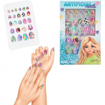 Depesche Top Model Beauty Set Uñas Postizas Autoadhesivas para Niños de 6+ Años