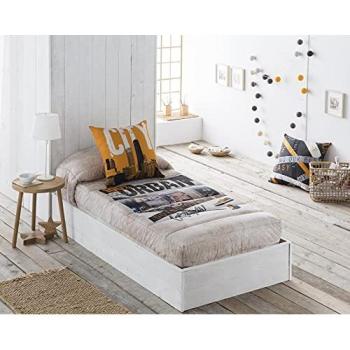 Edredón Ajustable Urban 100% Algodón Estampado Digital para Cama 80/90/105 - Fabricado en España