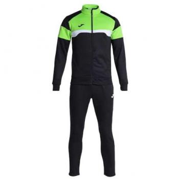 Chándal Joma Danubio III Hombre/Niño Negro Verde Flúor