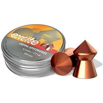 H&N Excite Copper-Plated Pointed Diabolo Pellets - .177 Caliber (4.5mm) - 500 Count