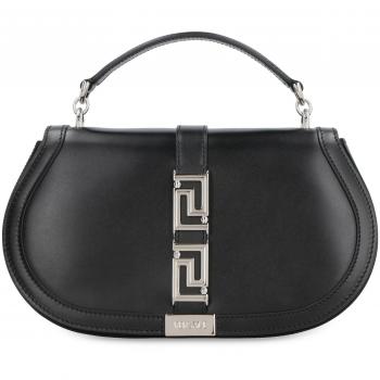 Versace Black Greca Goddess Leather Crossbody Bag for Women