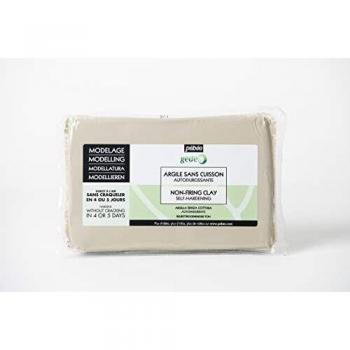 Pébéo 766302 Modelado Arcilla sin cocción Bianca, Pan de 1,5 kg