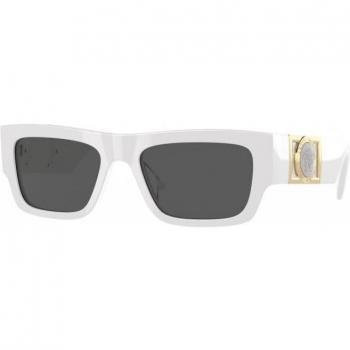 Versace VE4416U col. 314/87 Men's Square White Sunglasses, Stylish, Size: 53 MM