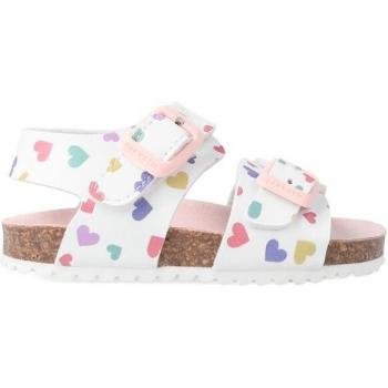 Sandalia Bio Garvalín 232434 Blanca y Corazones