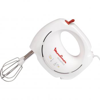 Batidora Amasadora Moulinex EasyMax ABM11A30, 200W, 5 Velocidades, Material Plástico, Color Blanco