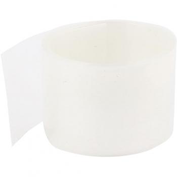 sourcing map Tubo Termorretráctil, Termoretractil para Baterías 18650/AAA, 2m Longitud, Ancho Plano de 45mm, Funda Termoretractil Bateria, Tubo Termoretractil PVC, Termoretractil Transparente