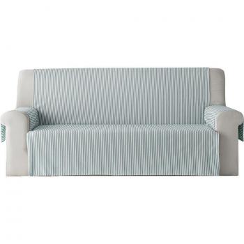 GAMUSI - Funda cubre sofá / chaise longue, liso algodón combinado tacto extra suave resistencia superior y fácil cuidado