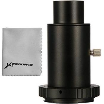 XCSOURCE® Anillo T + Adaptador Montura Telescópica 1.25 pulgadas + Tubo Extensión para Nikon DSLR DC619