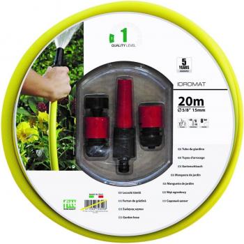Manguera de jardín FITT Ø 15 mm x 20 m + accesorios