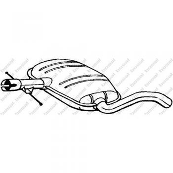 Silenciador Intermedio BOSAL 233-703 de Alta Calidad